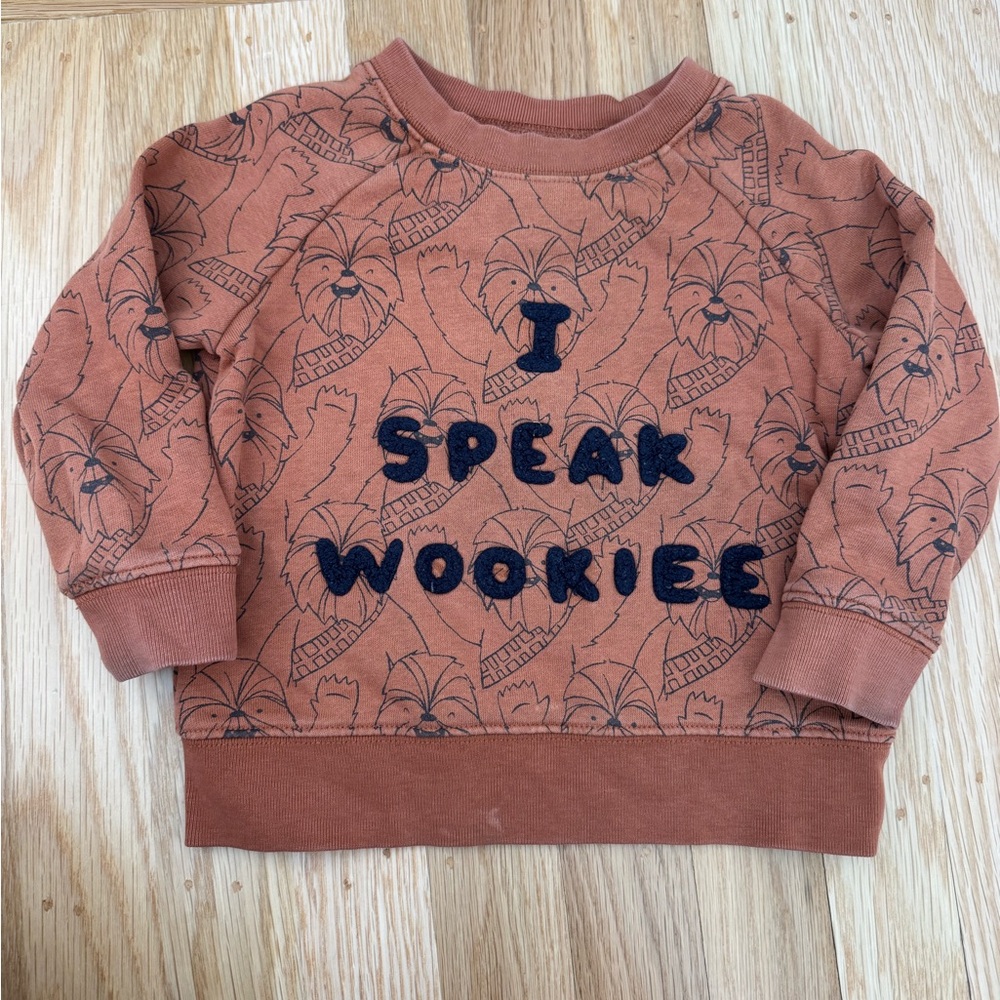 GAP + Star Wars: 12-18M baby sweater  - Rust